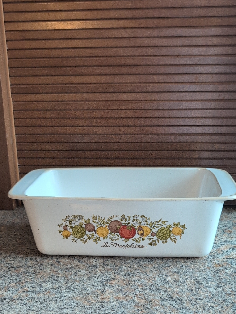 Corning Ware Spice of Life "La Marjolaine" Bread Loaf Pan P-315-B